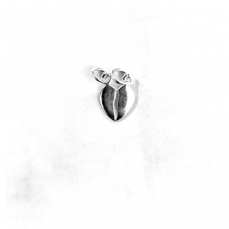 Bijuterii argint - Pandantiv din Argint 925 Inima Doua Jumatati, Jolie Silver, 1.1g, 1 cm x 1 cm