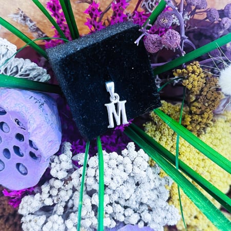 Pandantiv din Argint 925 Jolie Silver, Litera M, 18 x 9 mm, 1.4 g [3]