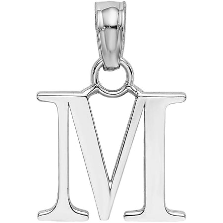 Pandantiv din Argint 925 Jolie Silver, Litera M, 18 x 9 mm, 1.4 g [0]