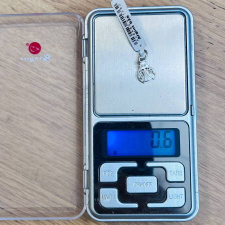 Pandantiv din Argint 925 Jolie Silver, Model Buburuza Filigran, 17 x 10 mm, 0.6 g [3]