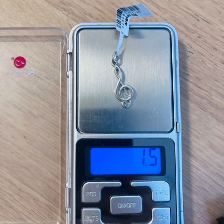 * LICHIDARE STOC * Pandantiv din Argint 925 Jolie Silver, Model Cheia Sol, 30 x 10 mm, 1.5 g - [5]