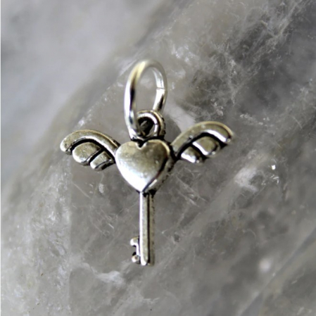 Pandantiv din Argint 925 Jolie Silver, Model Cheita cu Aripi, 13 x 17 mm, 1.1 g [5]