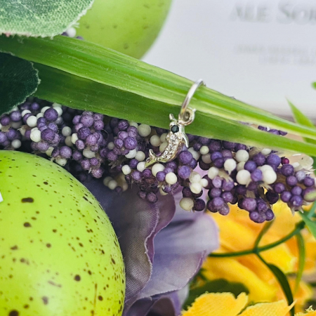 Pandantiv din Argint 925 Jolie Silver, Model Delfin cu Zirconii, 17 x 5 mm, 0.5 g [3]