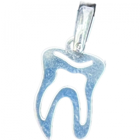 Bijuterii argint - Pandantiv din Argint 925 Jolie Silver, Model Dinte, 15 x 7 mm, 0.6 g
