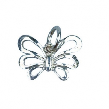 Bijuterii argint - Pandantiv din Argint 925 Jolie Silver, Model Fluture, 18 x 18 mm, 0.9 g