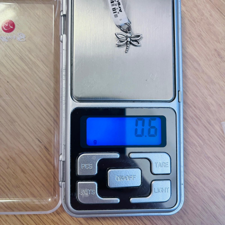 Pandantiv din Argint 925 Jolie Silver, Model Libelula, Fara Inchidere, Fara Pietre, 15 x 14 mm, 0.6 g [2]