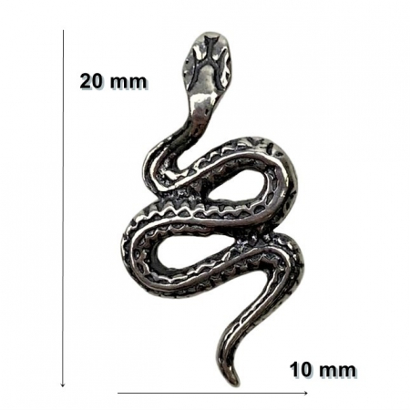 Pandantiv din Argint 925 Jolie Silver, Model Sarpe, 20 x 10 mm, 1.1 g [2]