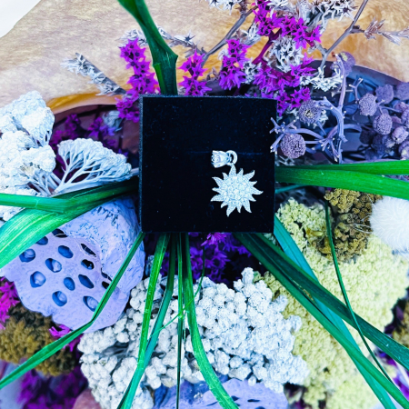 Pandantiv din Argint 925 Jolie Silver, Model Soare cu Zirconii, 20 x 14 mm, 1.8 g [2]