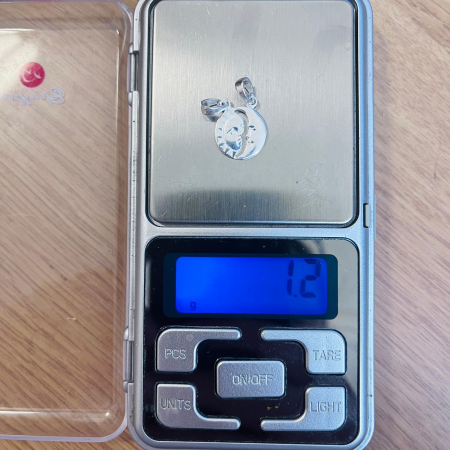 Pandantiv din Argint 925 Jolie Silver, Model Soare si Luna, 18 x 12 mm, 1.2 g [5]