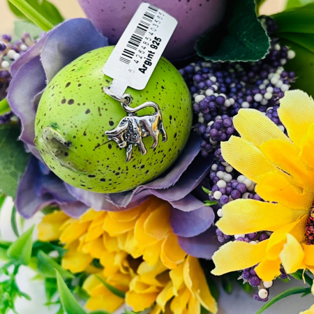 Pandantiv din Argint 925 Jolie Silver, Zodia Taur, 18 x 18 mm, 1 g [5]