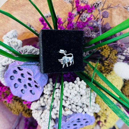 Pandantiv din Argint 925 Jolie Silver, Zodia Taur, 18 x 18 mm, 1 g [6]