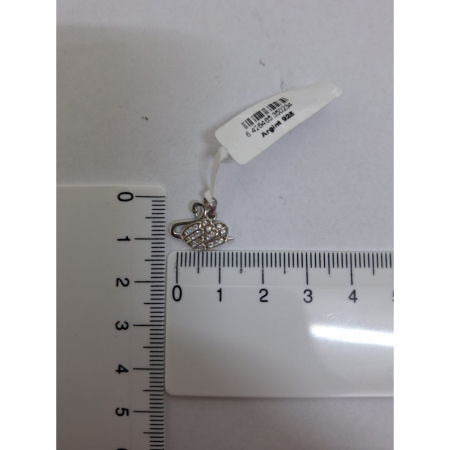 Pandantiv din Argint 925 Lebada cu Zirconii Mica [3]