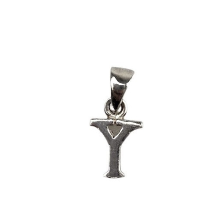 Bijuterii argint - Pandantiv din Argint 925, Litera Y