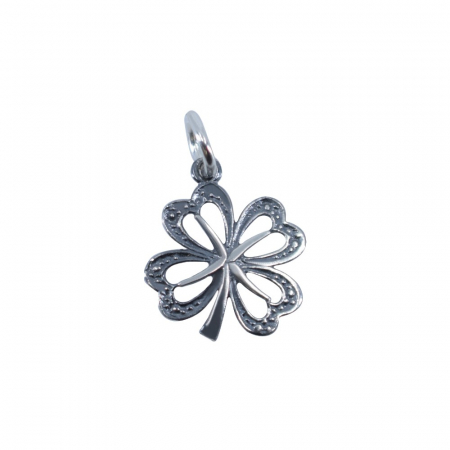 Pandantive Argint - Pandantiv din Argint 925 Trifoi Patinat, 0.77 g