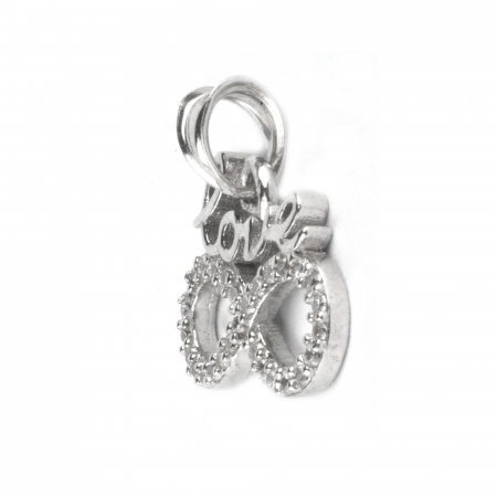 Pandantiv Infinit Love, Argint 925, 1.5 x 1.5 cm [2]