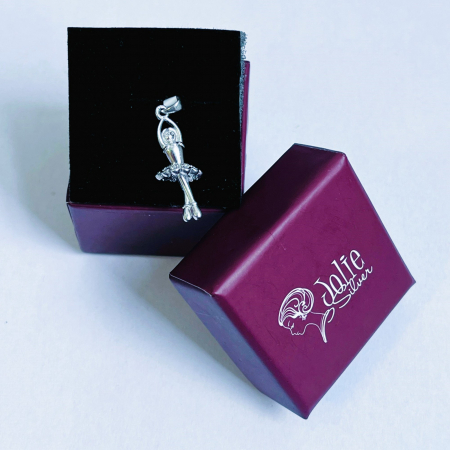 Pandantiv, Jolie Silver, Argint 925, Model Balerina Delicata, 25 x 8 mm, 1.7 g [3]