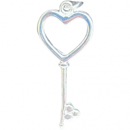 Bijuterii argint - Pandantiv, Jolie Silver, Argint 925, Model Cheie, 35 x 11 mm, 0.9 g