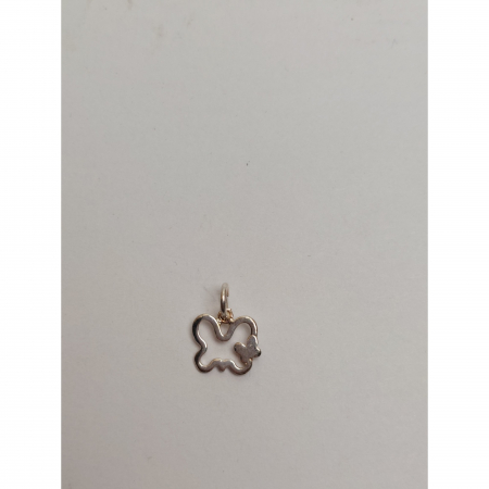 Pandantiv, Jolie Silver, Argint 925, Model Fluture Dublu, 0.9g, 1.2 cm x 1.2 cm [1]