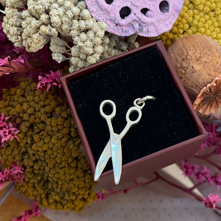 Pandantiv, Jolie Silver, Argint 925, Model Foarfeca, 2.2 g, 27x15 mm [5]