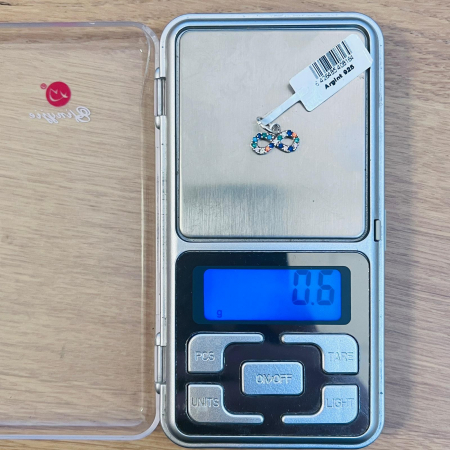Pandantiv, Jolie Silver, Argint 925, Model Infinit cu Pietre, Model Random, Zirconii, 10 x 12 mm, 0.6 g [3]