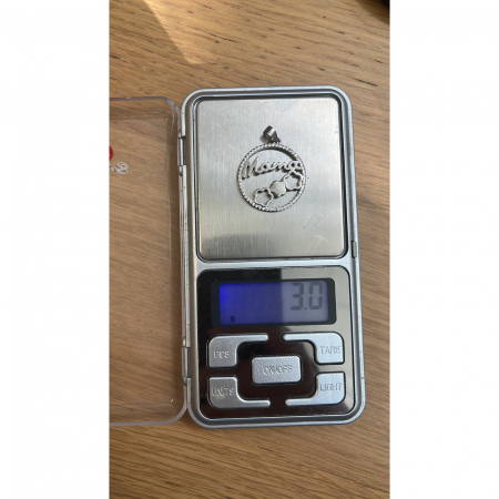 Pandantiv, Jolie Silver, Argint 925, Model Mama (cerc cu flori), Zirconiu, 22 x 22 mm, 3 g [8]