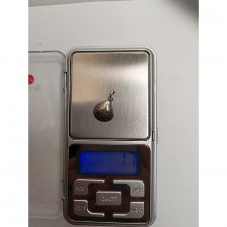 Pandantiv, Jolie Silver, Argint 925, Model Scoica Mare, 1.7 G, 1.6 x 1.3 Cm [3]