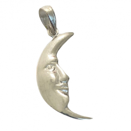 Bijuterii argint - Pandantiv, Jolie Silver, Argint 925, Model Semiluna, 1.2 g, 26x10 mm