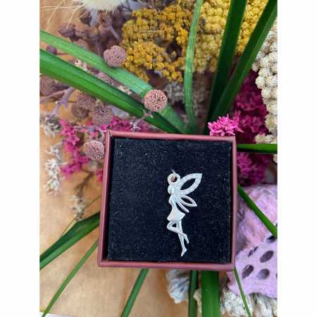 Pandantiv, Jolie Silver, Argint 925, Model Zana cu Pietre, 1.6 g, 25x10 mm [4]