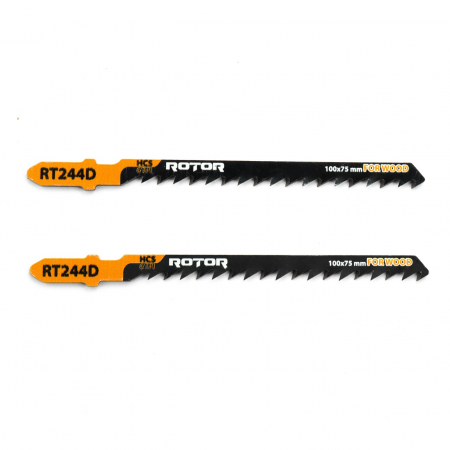 Panza fierastrau pendular pentru lemn, 100x75 mm Set 2 buc ROTOR RT244D [1]