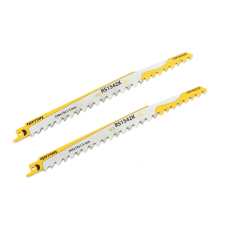 Panza fierastrau pendular pentru Lemn 240x19x1,5 mm Set 2 buc ROTOR RS1542K [1]