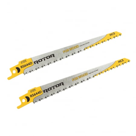 Panza fierastrau sabie pentru Lemn 152x19x1,27 mm Set 2 buc ROTOR RS644D [2]