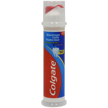 Sub 99 Lei - Pasta de Dinti, Colgate, 100 ml Pompa Cavity Protection