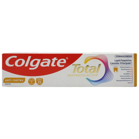 Sub 99 Lei - Pasta de Dinti, Colgate, 100 ml Total Anti Tartru
