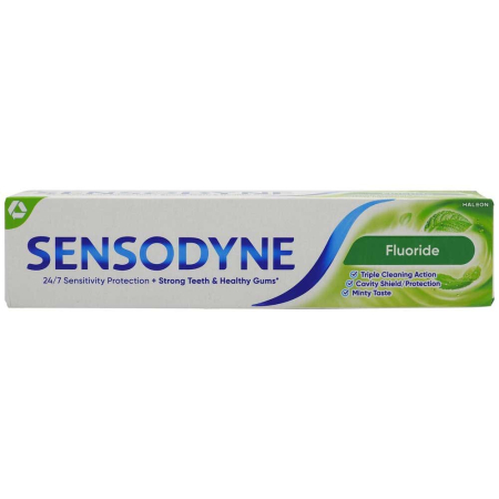 Sub 99 Lei - Pasta de Dinti, Sensodyne, 100 ml Flouride