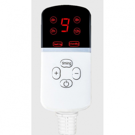 Patura electrica pentru animale de companie, perna pentru caini, 45 x 45 cm, 28 W, 2 trepte de reglaj perna pentru pisici, anti-alunecare, gri-European standard 230V high and low; Width: 45X45cm [3]