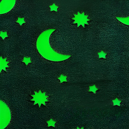 Patura Fosforescenta, Flippy, Moale, Pufoasa, Lumineaza in Intuneric, 1.5x2 m, Model Cer Instelat, Gri [5]