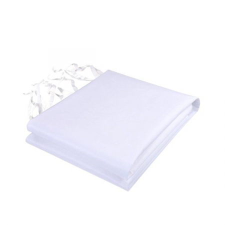 Gradina - Perete Lateral Cort Evenimente 18 m, Flippy, material textil oxfort 700D Alb