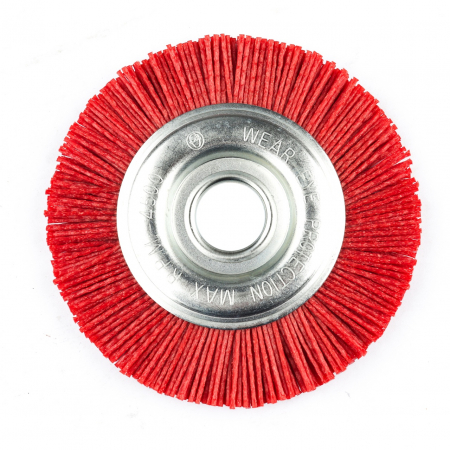 Bricolaj - Perie circulara din nylon abraziv, pentru inox 12*125mm granulatie 80 ROTOR