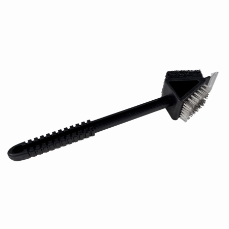 Pentru Casa si Camping - Perie cu racleta pentru curatat gratarul KLUGMEISTER KY1030A, peri metalici + racleta