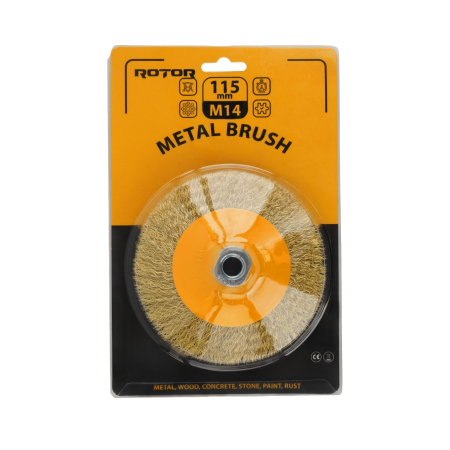 Perie de sarma conica ROTOR 115mm M14 [2]