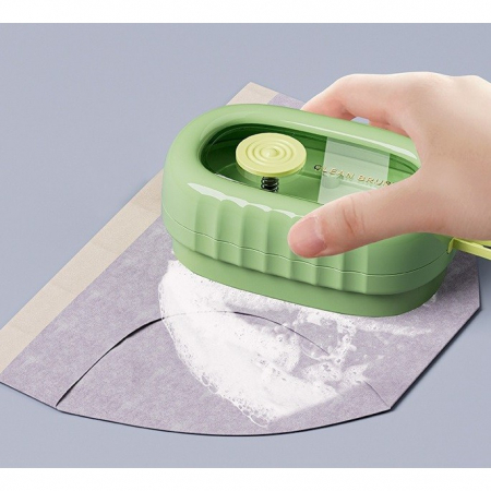 Perie de Spalat Haine, Flippy, cu Dispenser pentru Detergent, 4 Perii de Curatare, din ABS + PS, Verde [6]