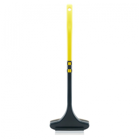Stergatoare geam - Perie de Spalat si Curatat Geamuri, Flippy, pentru Plase si Suprafete Diverse, 46x16x5 cm, Verde-Galben