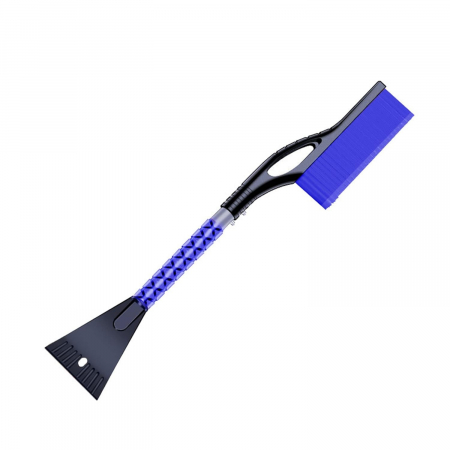 Pentru Casa si Camping - Perie de Zapada cu Racleta pentru Masina, Flippy, Multifunctionala, Demontabila, cu Maner Antiderapant, Aluminiu, Plastic, Fragmentarea Ghetii de pe Parbriz, Solutia pentru Iarna, pentru Dezghetare, 6