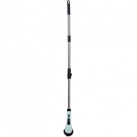 Perie Electrica de Curatare, Flippy, pentru Gresie, Baie, Bucatarie, 25x20x9.5 cm, cu 6 Capete, Maner Extensibil Detasabil 84-127cm, Incarcare USB-Type C, Rotire 360 de Grade, 3000 mAh, Culoare: Verde [3]