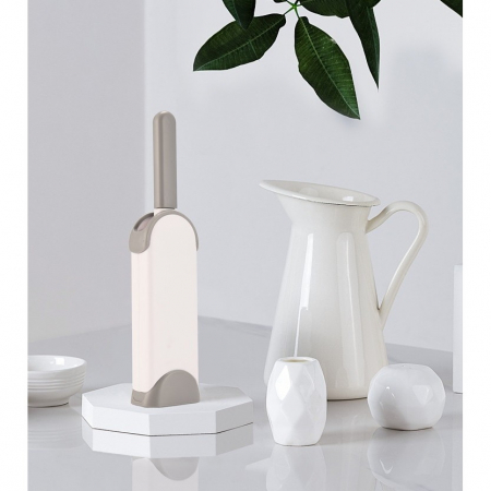 Perie Electrostatica, Flippy, Pentru Curatarea Parului de pe Haine si Tapiterii, 2 Fete, Autocuratare, 33 x 7.5 cm, Gri [6]