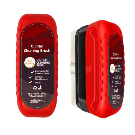 Consumabile, piese si accesorii - Perie Multifuncțională Auto Flippy, pentru Îndepărtarea Urmelor de pe Parbriz și Oglinzi, Anti-Aburire, Roșu