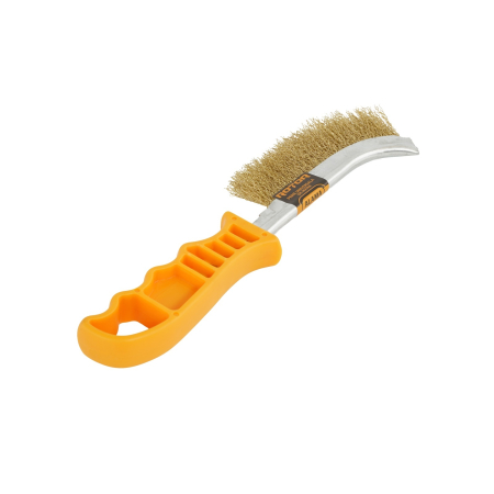 Consumabile, piese și accesorii - Perie universala de mana alama, maner plastic ROTOR