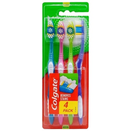 Sub 99 Lei - Periuta de Dinti, Colgate, Premier Clean Medium 4/Set