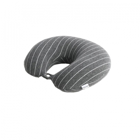 Perna de calatorie, Flippy , 2 in 1, cu Particule de Spuma cu Memorie, Gri [8]