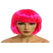 Sub 99 Lei - Peruca Cosplay pentru Femei, Stil Colorat, Tunsoare Bob cu Breton, Ideala pentru Carnaval, Halloween si Petreceri, Roz